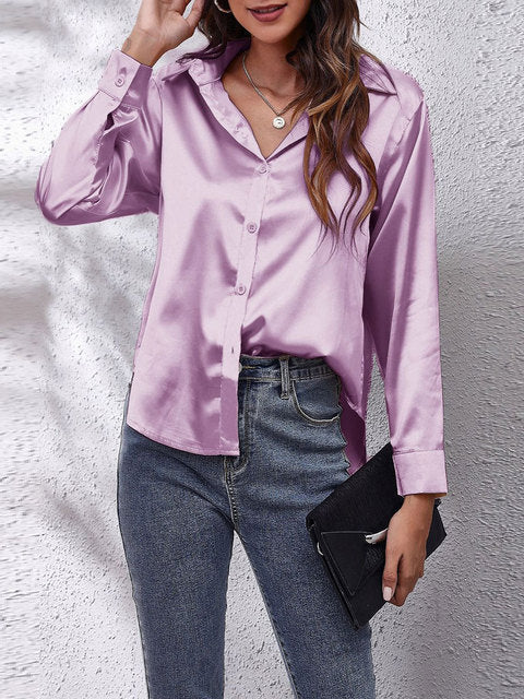 Cynthia | Elegant Blus med Knytfram