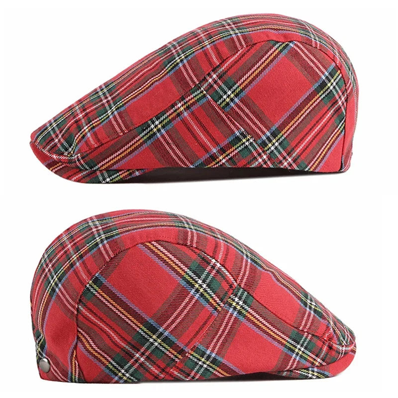 Harrison | Klassisk Rutigt Flat Cap