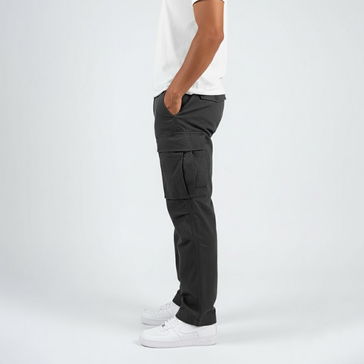 Dennis | Streetwear Avslappnad Passform Cargo Byxor