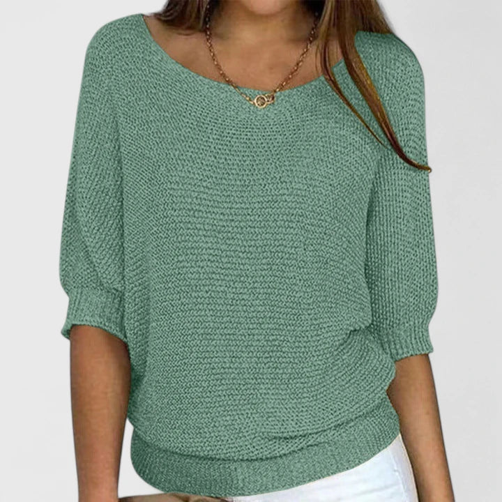 Rosamund | Avslappnad Batwing Tröja