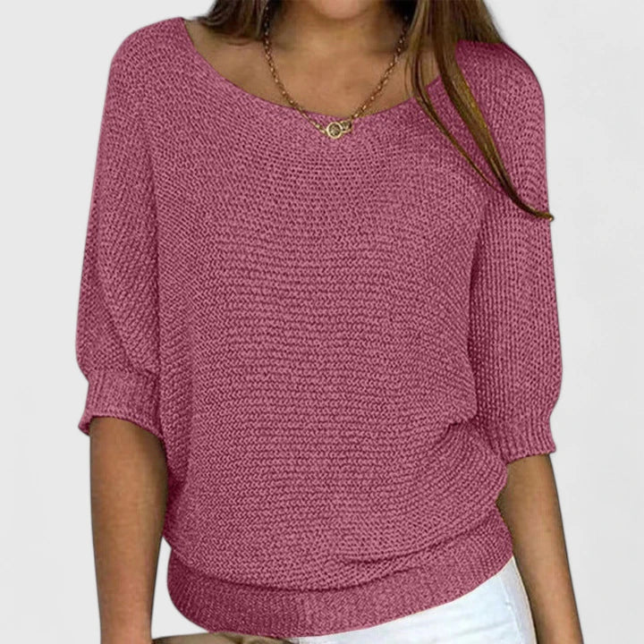 Rosamund | Avslappnad Batwing Tröja