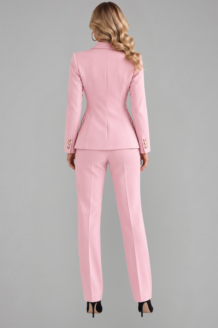 Marie | Skräddarsydd Dubbelknäppt Blazer Set