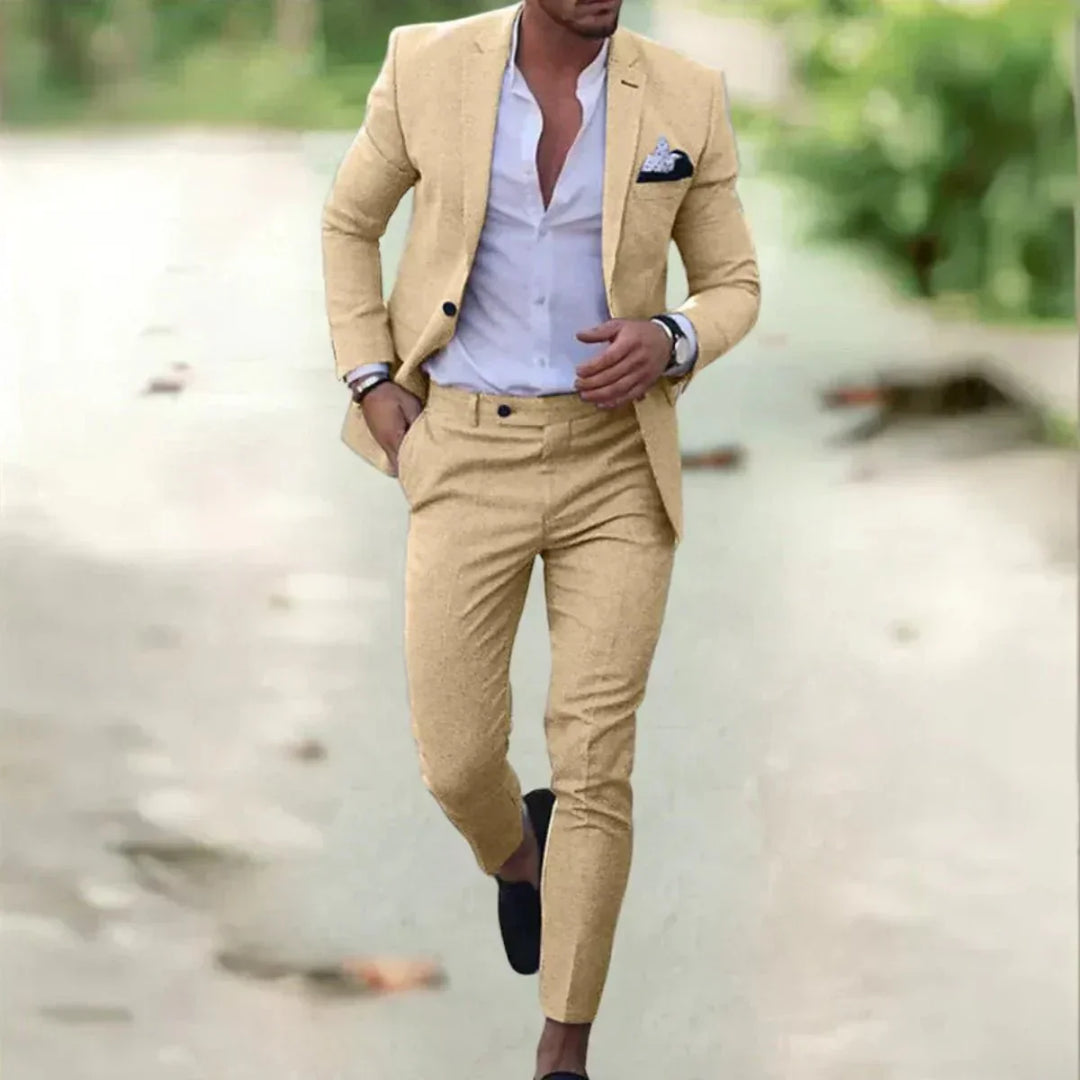 Benjamin | Elegant Skräddarsydd Tre-Delad Kostym