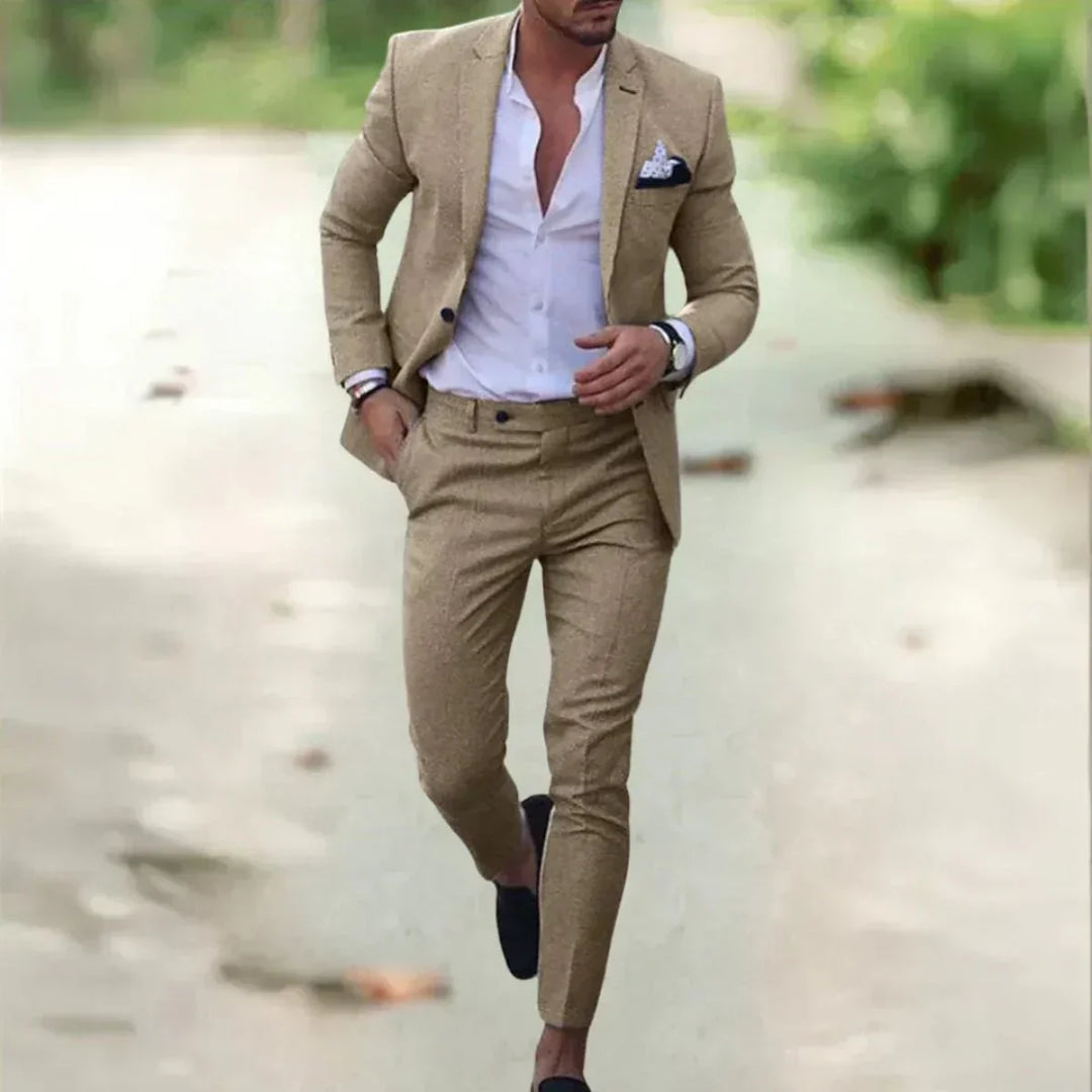 Benjamin | Elegant Skräddarsydd Tre-Delad Kostym
