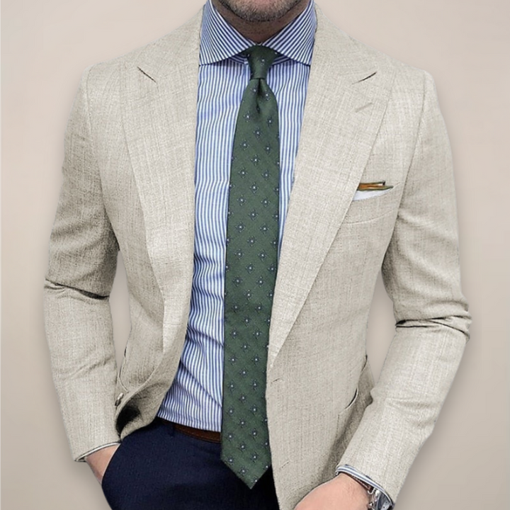Harrison | Klassisk Texturerad Slim-Fit Blazer