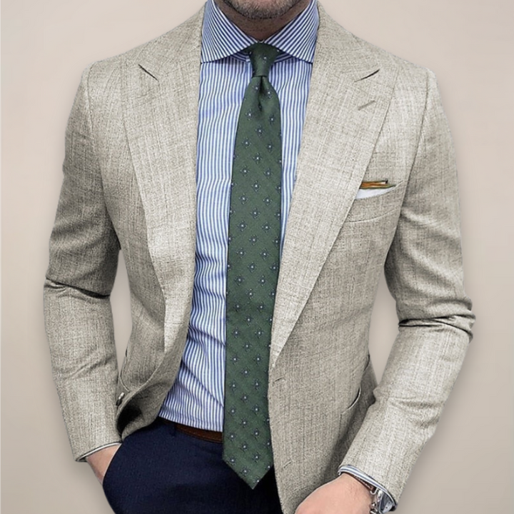 Harrison | Klassisk Texturerad Slim-Fit Blazer