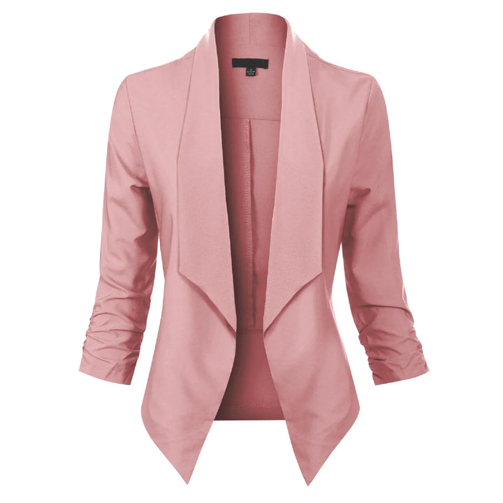Beverly | Draperad Öppen Blazer
