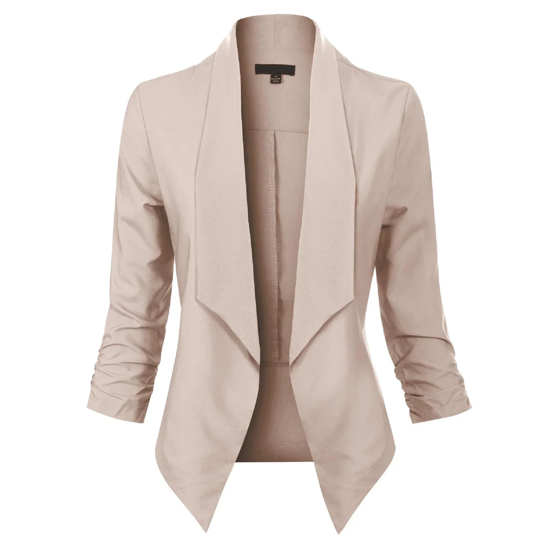 Beverly | Draperad Öppen Blazer
