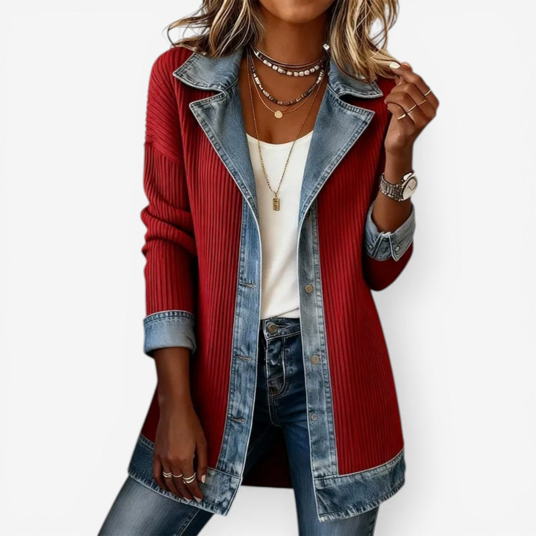 Elaine | Elegant lagerkrage knappjacka