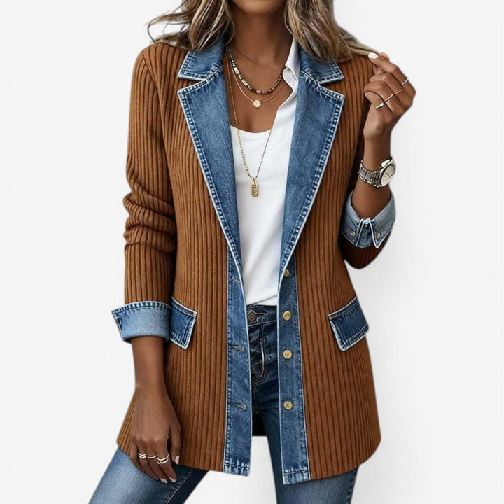 Elaine | Elegant lagerkrage knappjacka