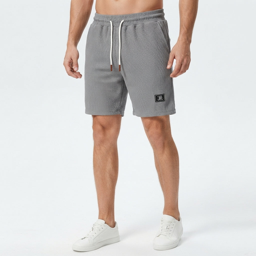 Oliver | Avslappnade Våfflade Sommarshorts
