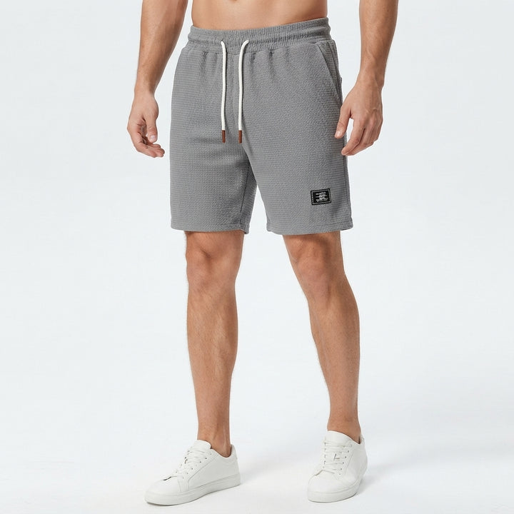 Oliver | Avslappnade Våfflade Sommarshorts