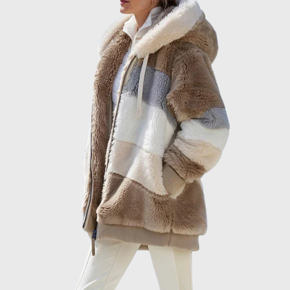 Darcey | Elegant Multicolor Varm Pufferjacka