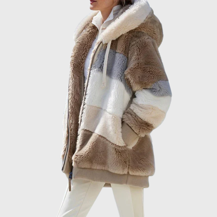 Darcey | Elegant Multicolor Varm Pufferjacka