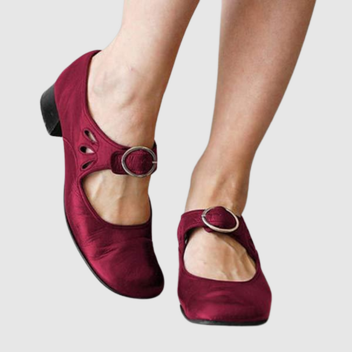 Clara | Klassiska Strap Mary Jane Flats