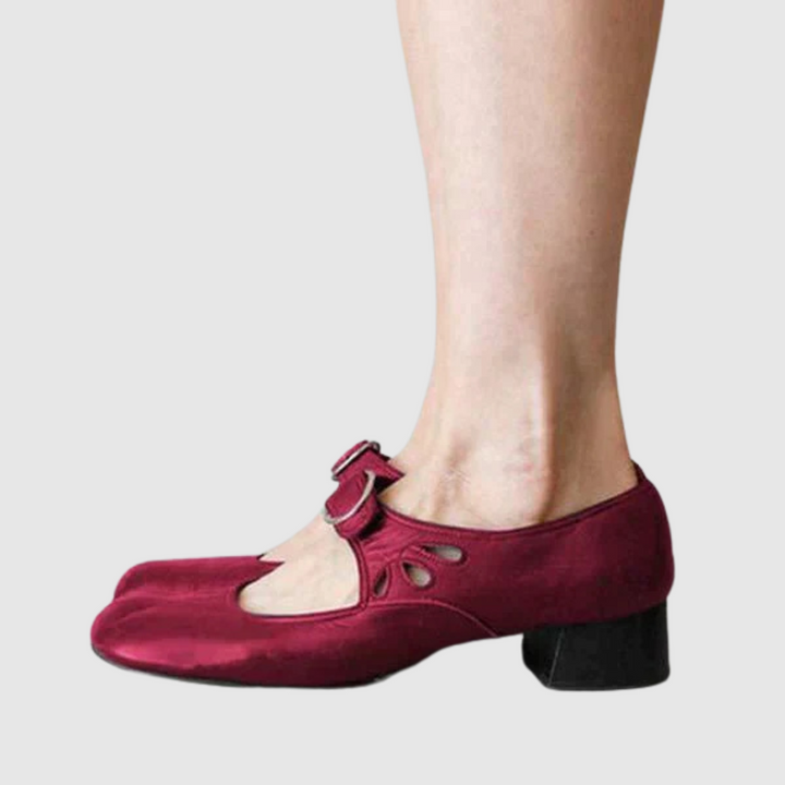 Clara | Klassiska Strap Mary Jane Flats