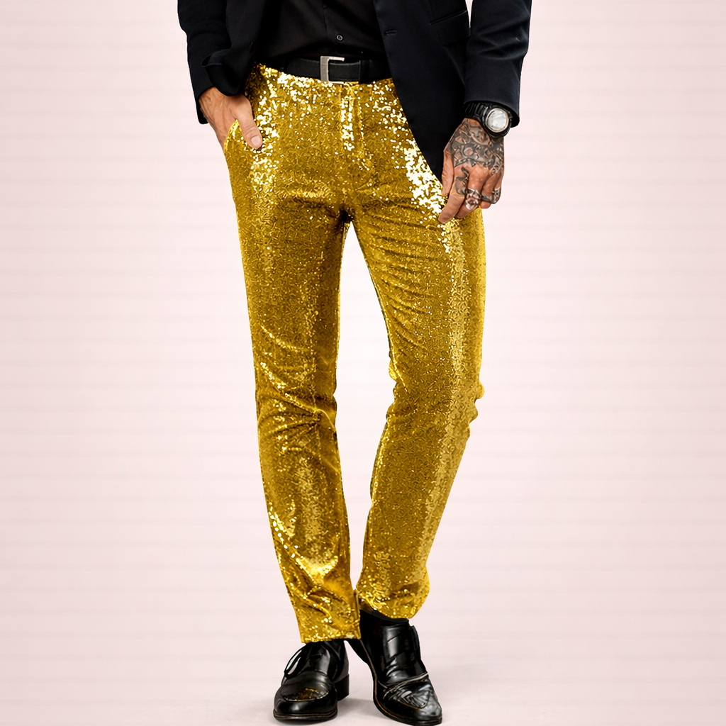 Sterling | Glittrande Statementbyxor