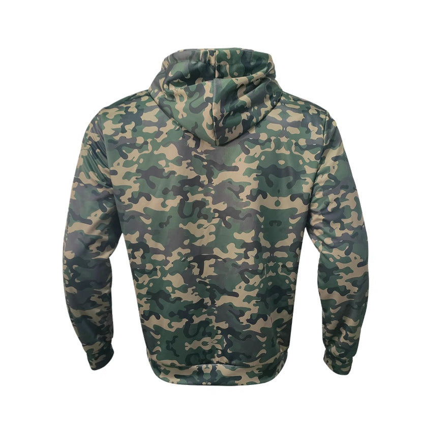 Ronan | Kamouflage Zip-Up Hoodie