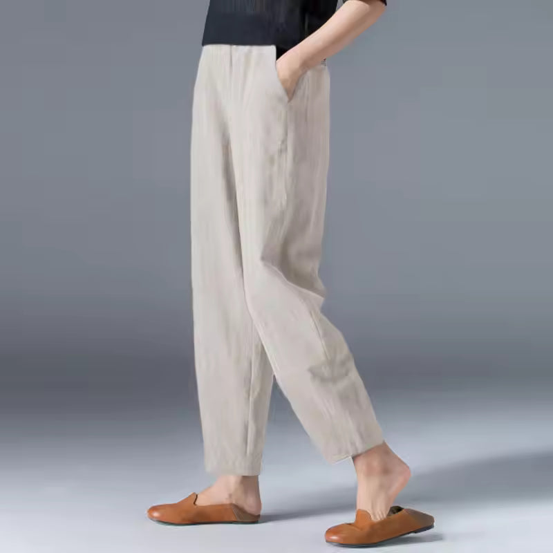 Marianne | Avslappnade Tapered Byxor