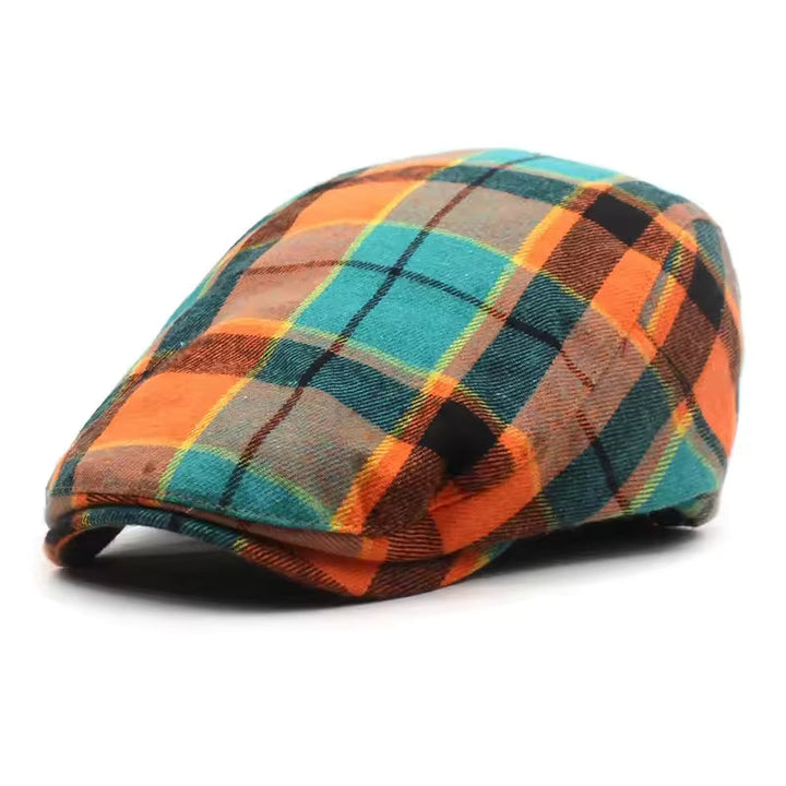 Oliver | Klassisk Rutig Tartan Flat Cap