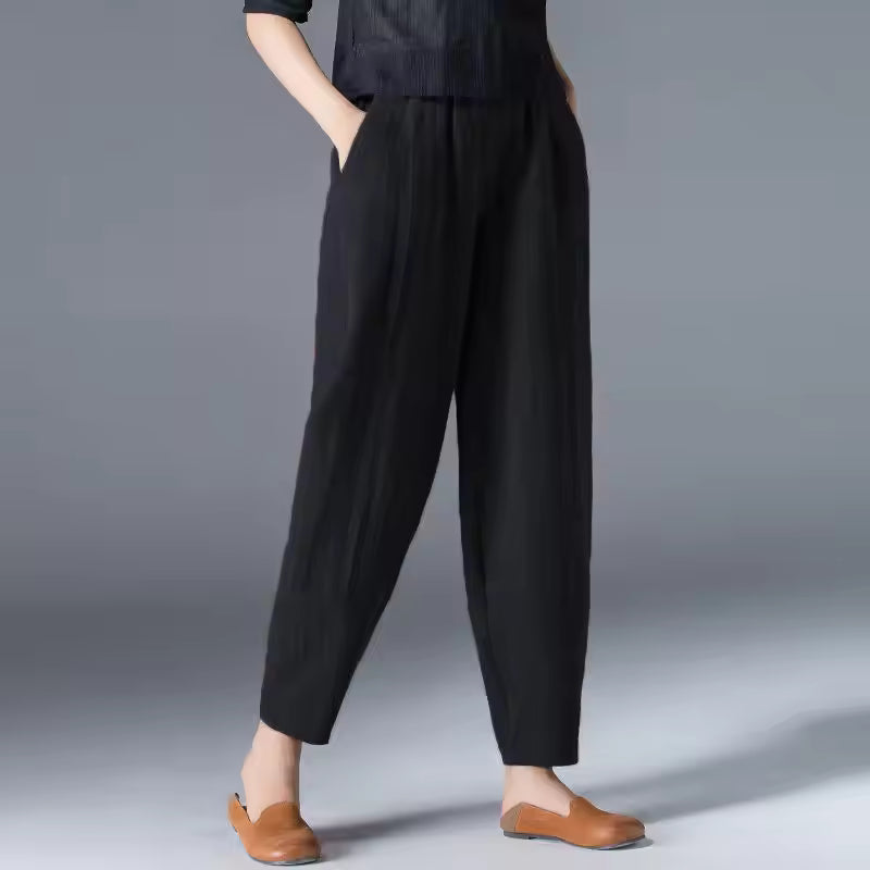 Marianne | Avslappnade Tapered Byxor