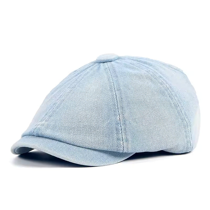 James | Klassisk Denim Flat Cap
