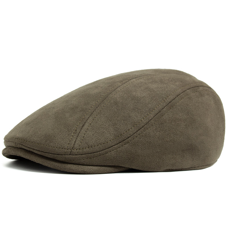 Samuel | Klassisk Suede Flat Cap