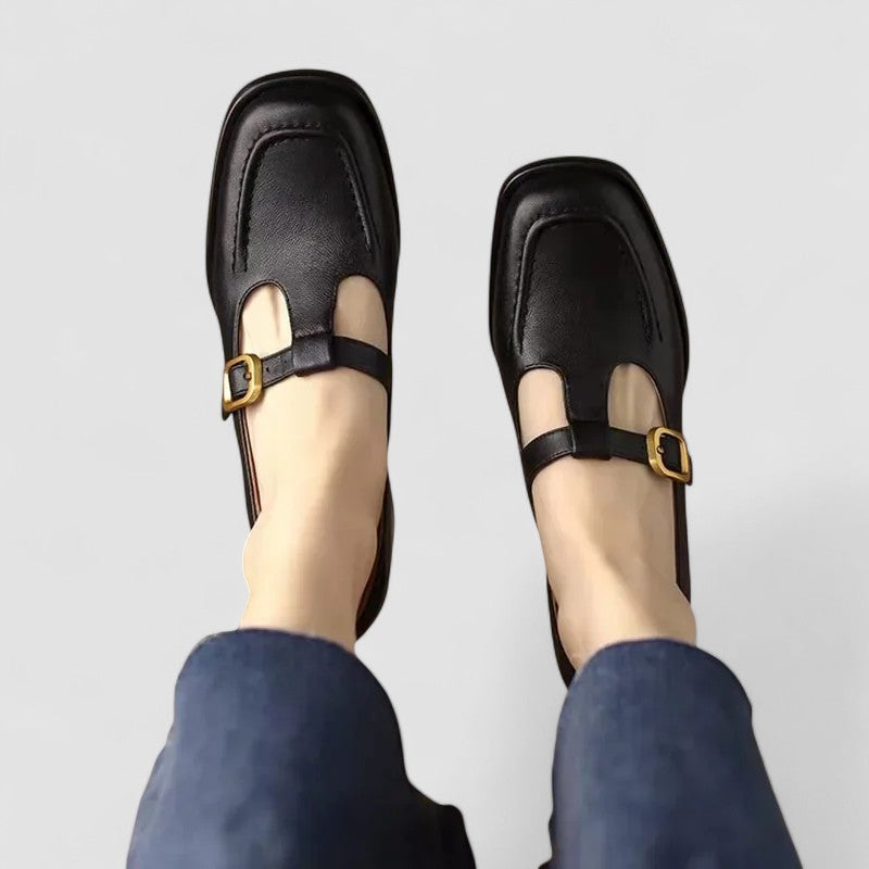 Elizabeth | Klassiska Spänne Mary Jane Loafers