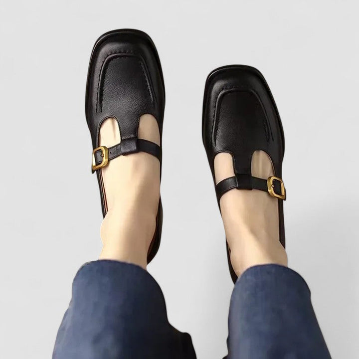 Elizabeth | Klassiska Spänne Mary Jane Loafers