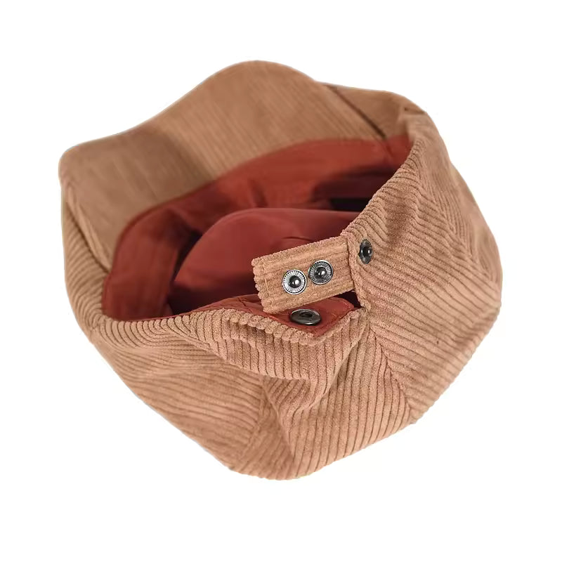 Edward | Klassisk Corduroy Everyday Flat Cap