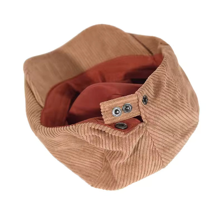 Edward | Klassisk Corduroy Everyday Flat Cap