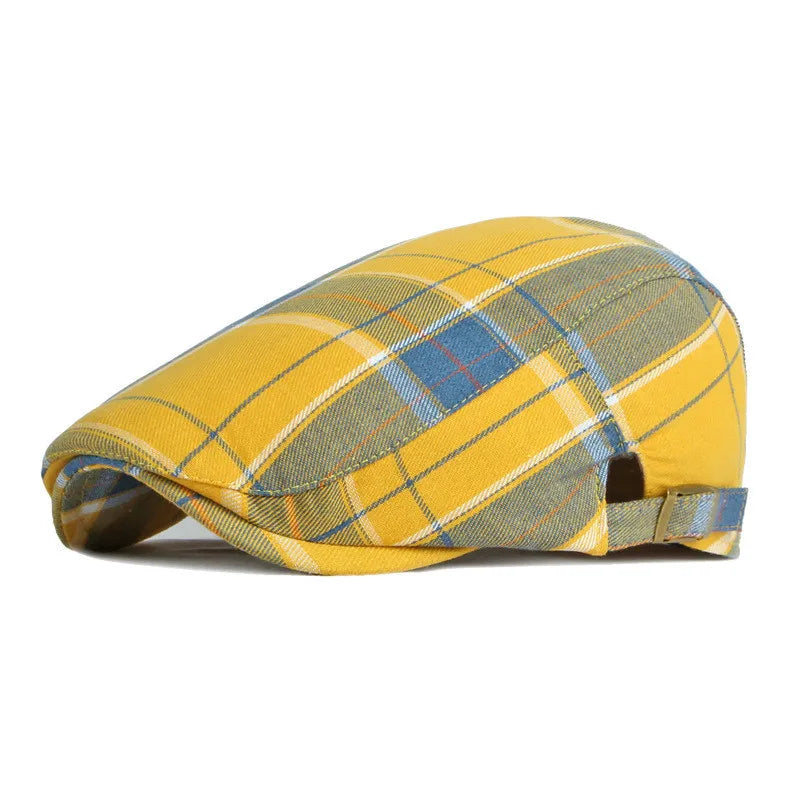 Orion | Klassisk Rutigt Flat Cap