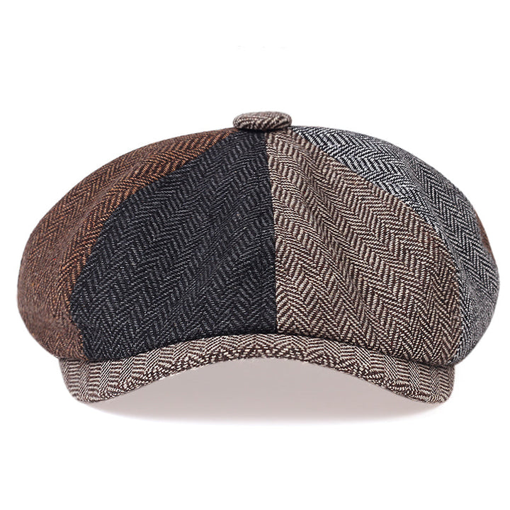 George | Klassisk Texturerad Flat Cap