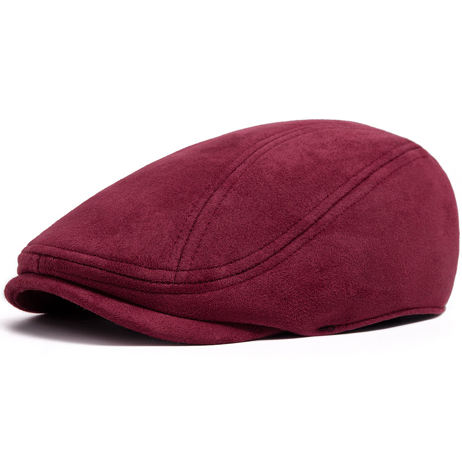 Samuel | Klassisk Suede Flat Cap