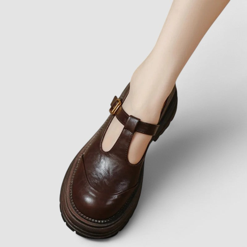Beth | Klassiska Chunky T-Bar Mary Jane Skor