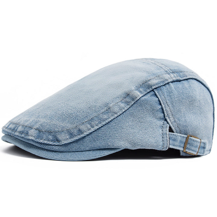 Cillian | Klassisk Stonewash Flat Cap