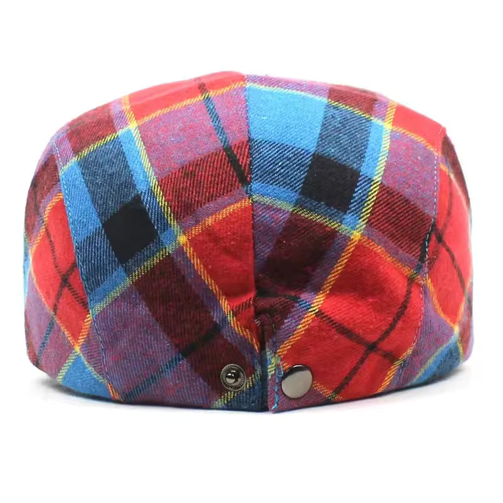 Oliver | Klassisk Rutig Tartan Flat Cap