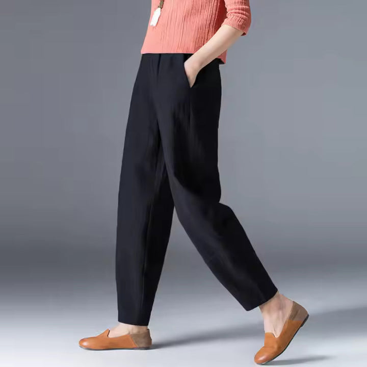 Marianne | Avslappnade Tapered Byxor