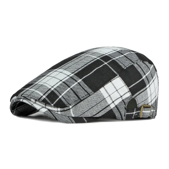 Orion | Klassisk Rutigt Flat Cap