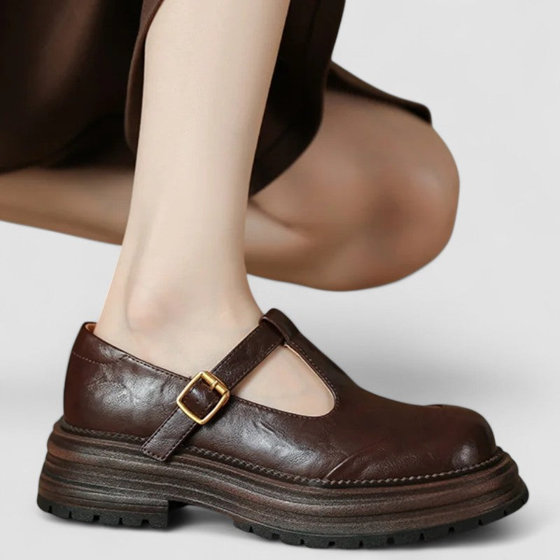 Beth | Klassiska Chunky T-Bar Mary Jane Skor