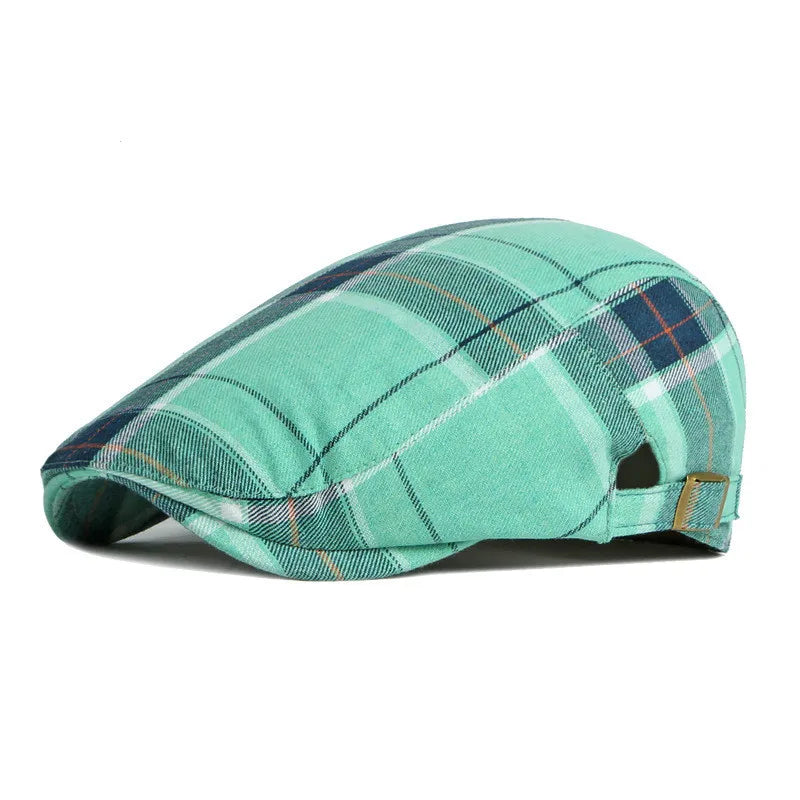 Orion | Klassisk Rutigt Flat Cap