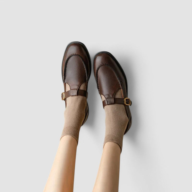 Cecelia | Klassiska Chunky Mary Jane Remskor