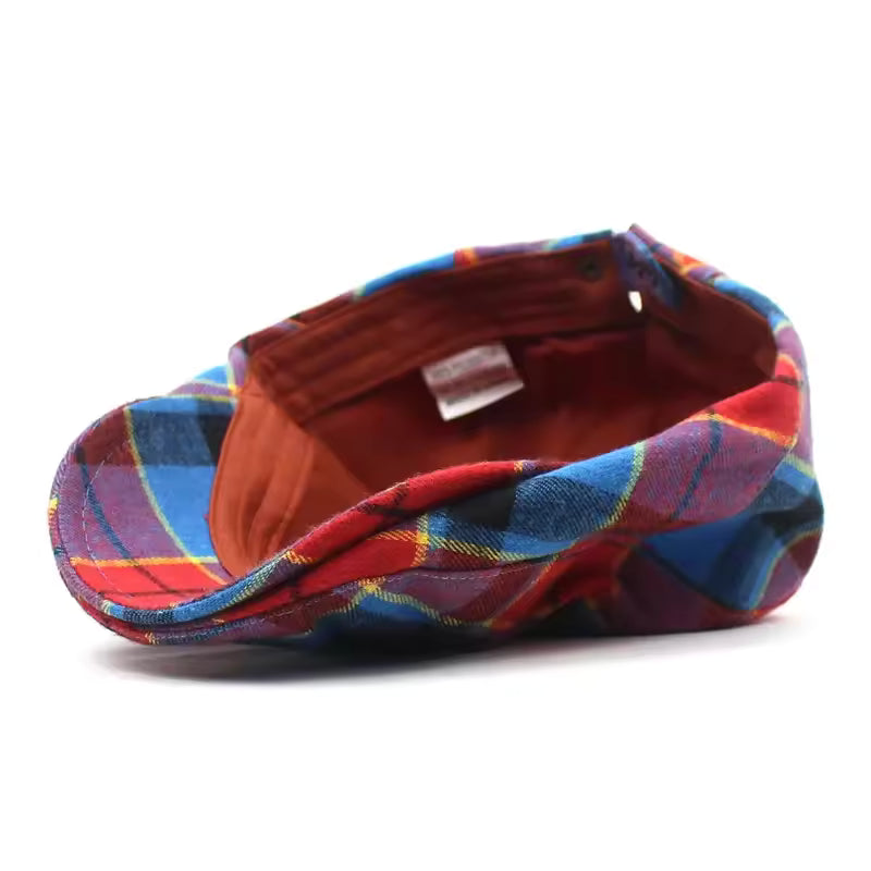 Oliver | Klassisk Rutig Tartan Flat Cap