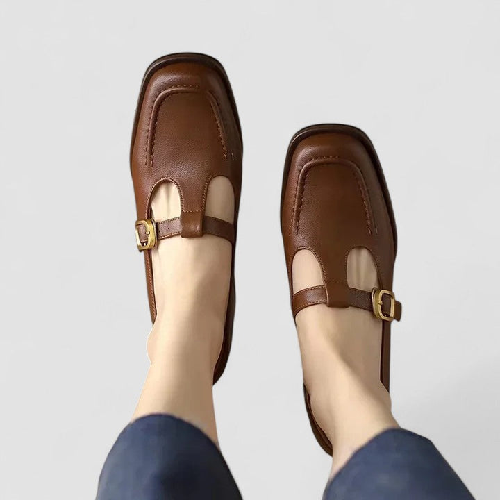 Elizabeth | Klassiska Spänne Mary Jane Loafers