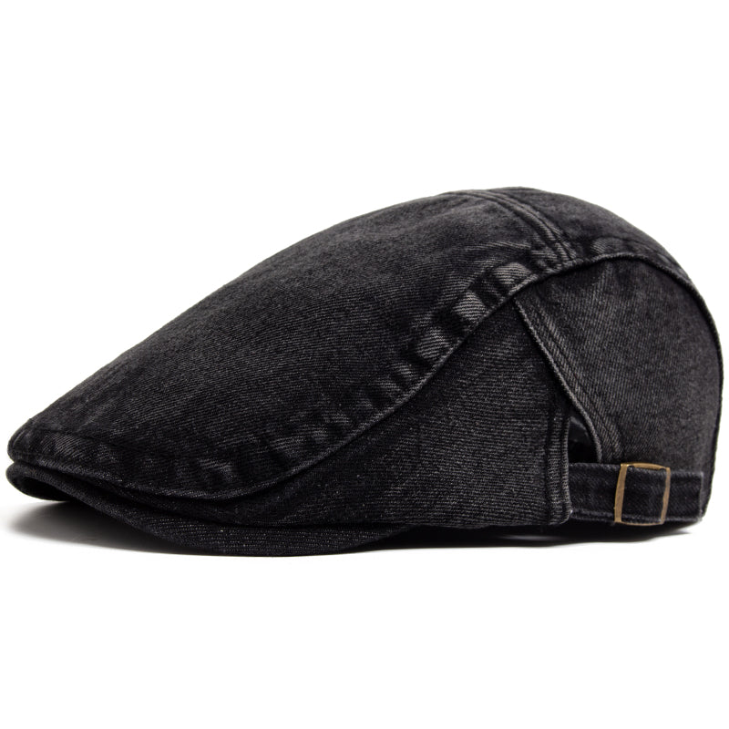 Cillian | Klassisk Stonewash Flat Cap