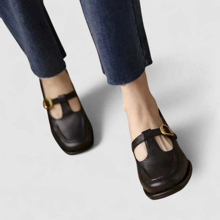 Elizabeth | Klassiska Spänne Mary Jane Loafers