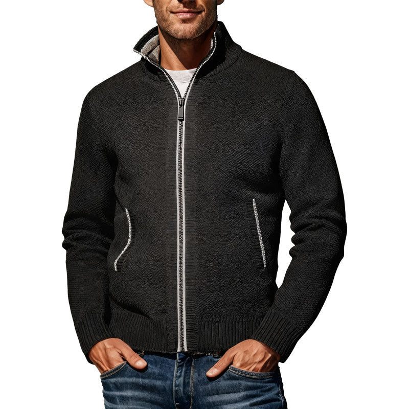 Sawyer | Ståkrage Zip Cardigan