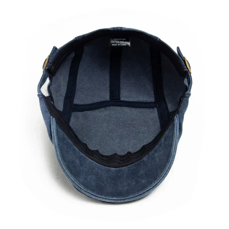 Arthuro | Klassisk Denim Flat Cap