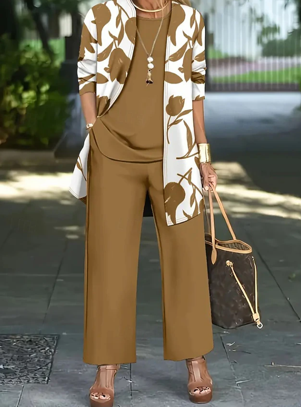 Scarlett | Elegant Blomster 3-delat Set