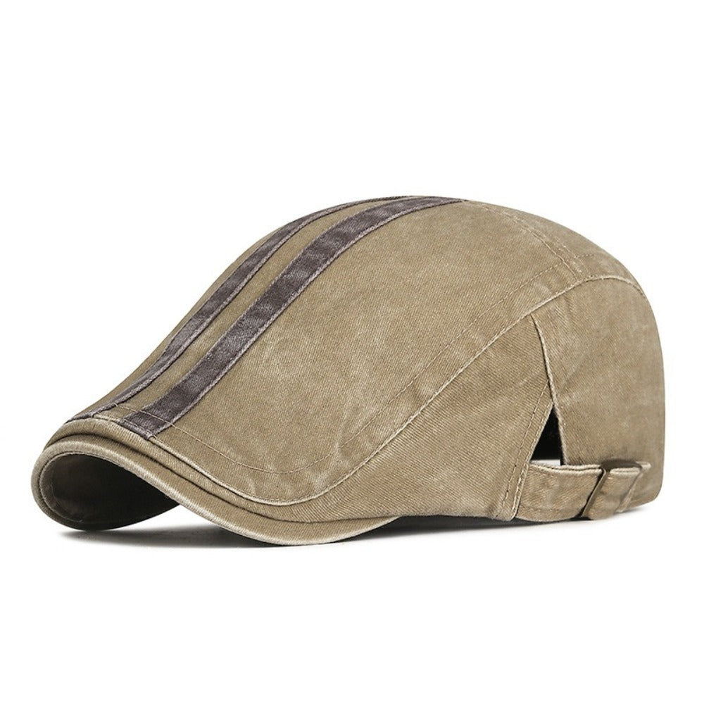 Daniel | Vintage Randig Flat Cap